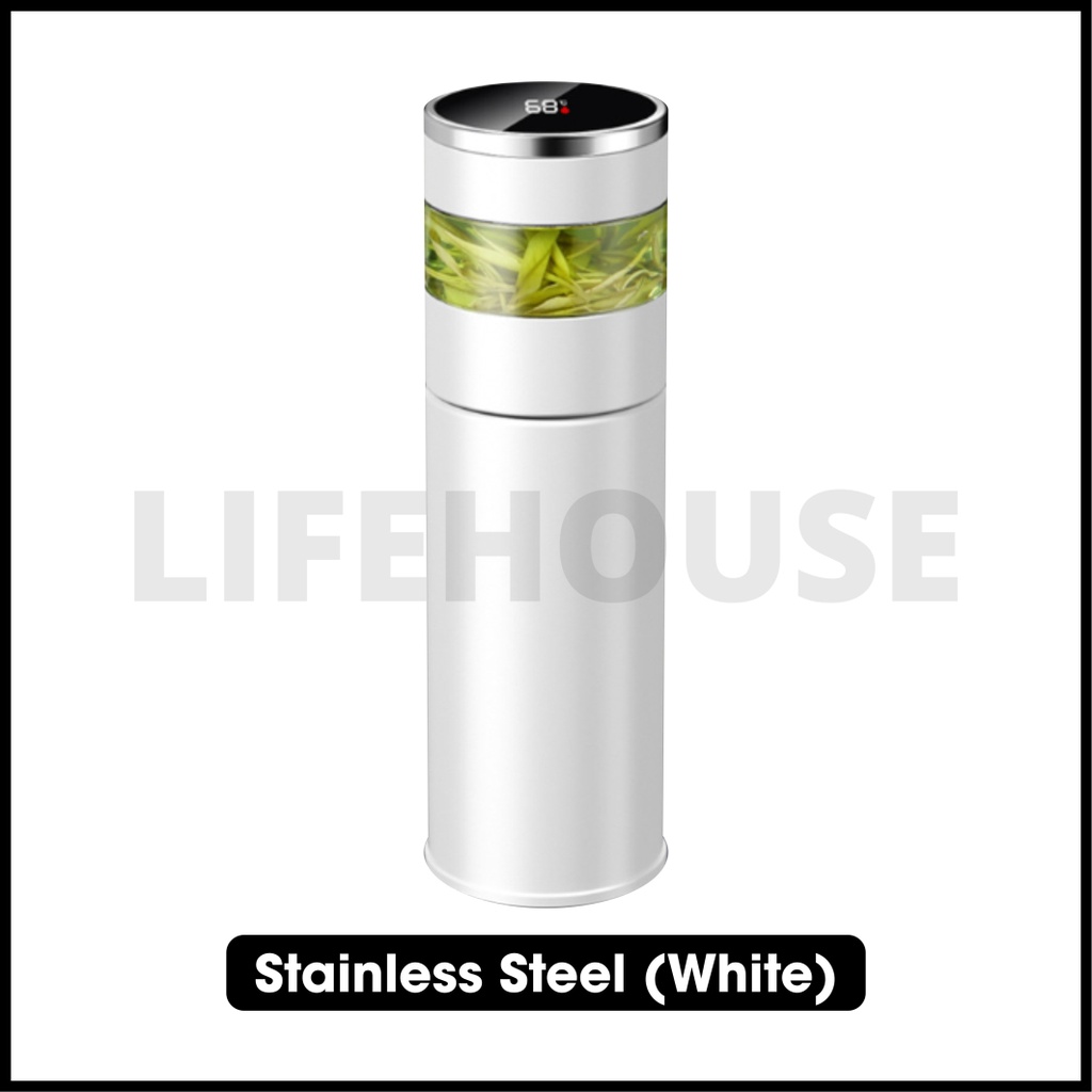 Tea Bottle with Filter (350ml) Tempered Glass Tumbler Tea Glass Bottle