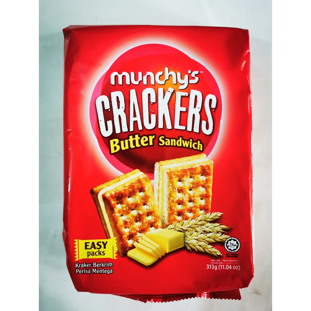 Munchy's Crackers Butter Sandwich / Choc Sandwich (Individually Pack