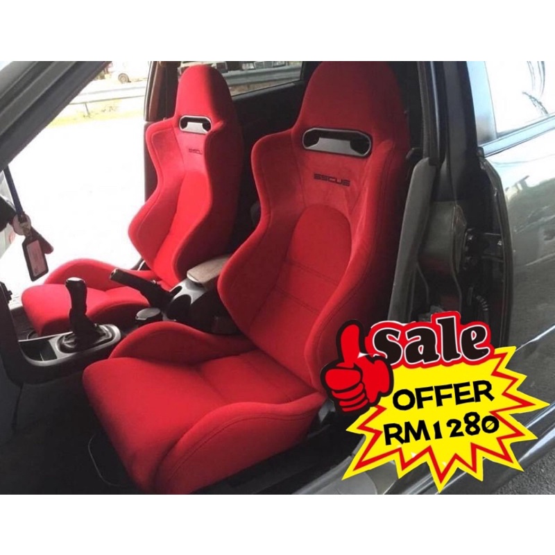 RACING SPORT CAR SEAT 🔥OFFER 🔥 Shopee Malaysia