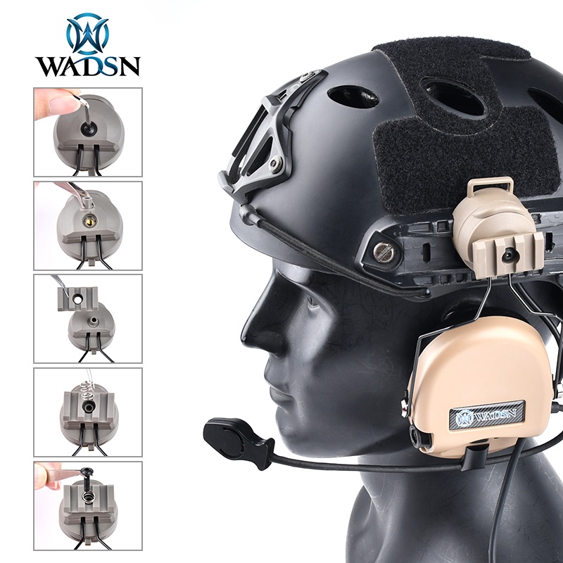 Wadsn WADSN Sordin Sordin Sordin MSA Tactical Communication Headset No ...