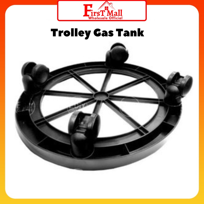 Ship To 8 Hrs-Heavy Duty Gas Tank Roller Trolley Gas Tank Stand With ...