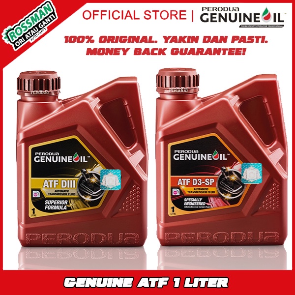 Genuine New Perodua ATF Auto Transmission Oil D3SP DIII Fluid 1L