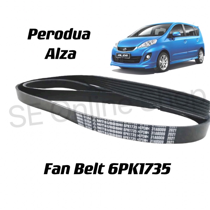 Mitsuboshi Fan Belt 6PK1735 Air Cond,Alternator Fan Belt Perodua Alza