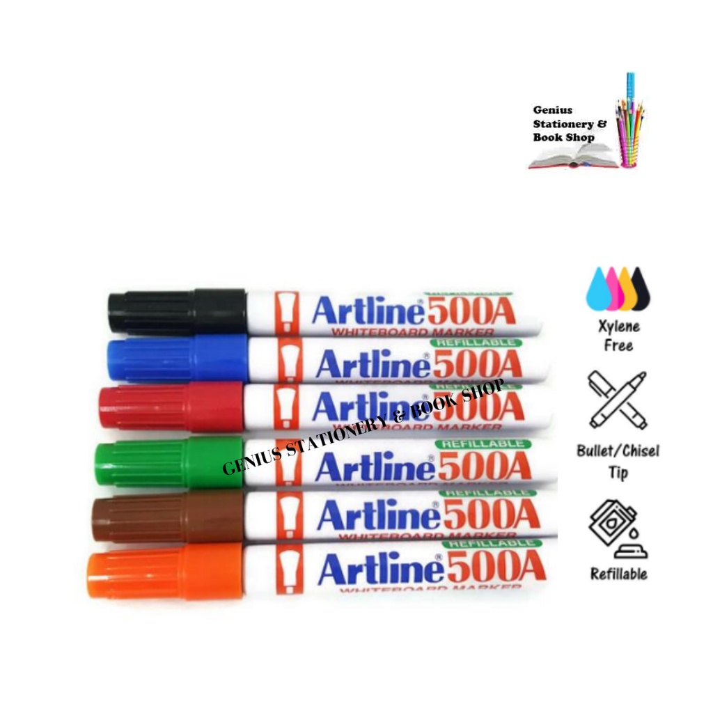 Artline Whiteboard Marker Pen 500a 1pc Artline 500a Shopee Malaysia