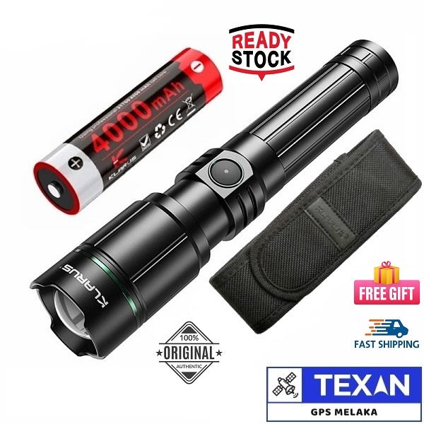 Torcia Ricaricabile Klarus A2 PRO, Zoom, 1450 Lumen, USB-C, Nuova In Scatola