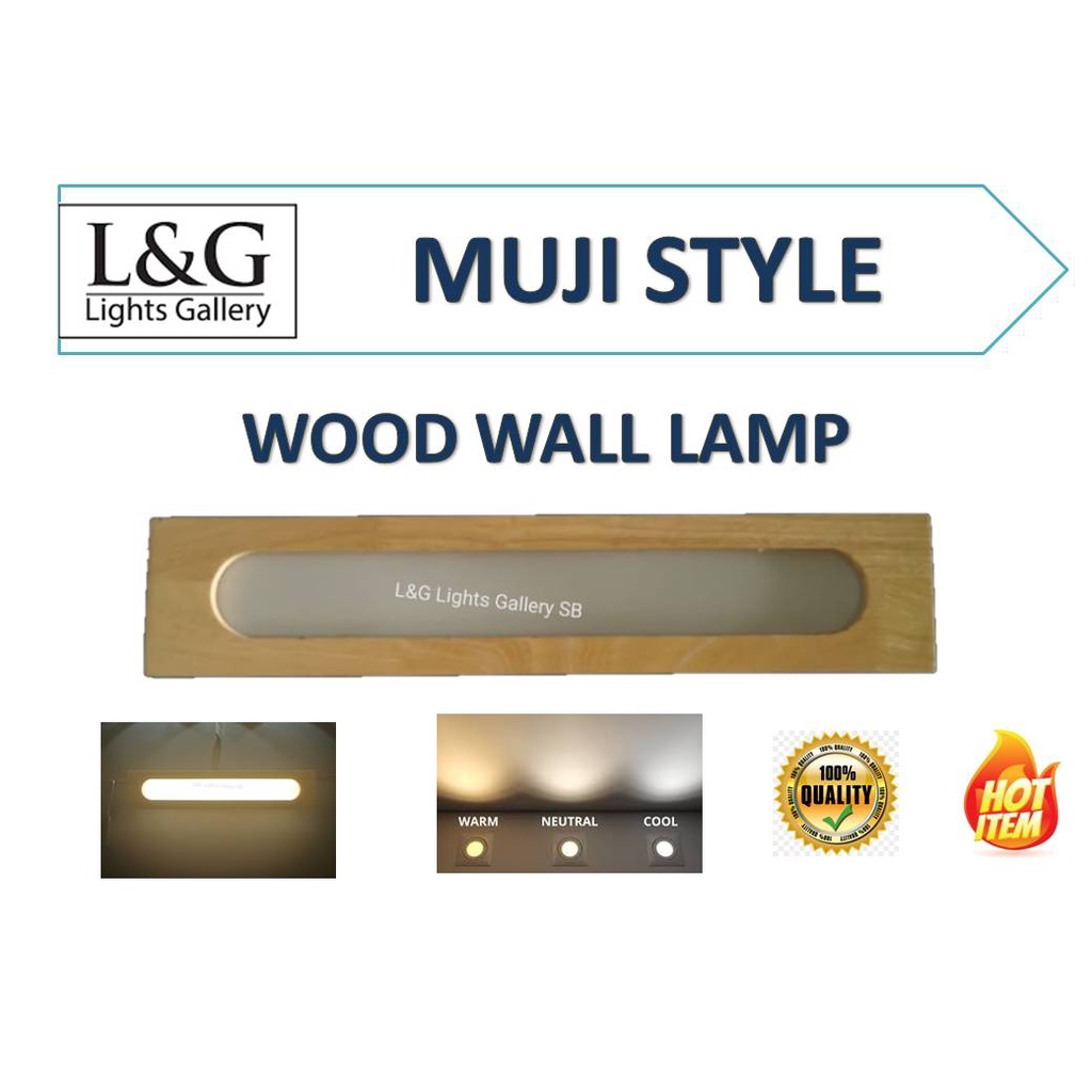 L&G Lightsgallery: 6175 wood wall light wall lamp muji style lampu ...