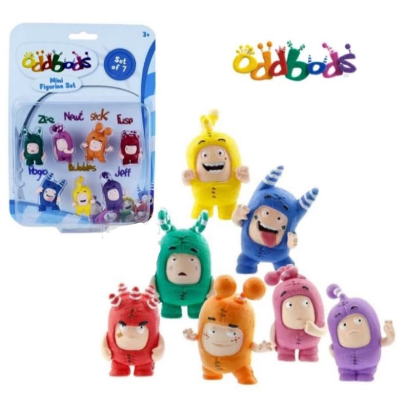 Oddbods Mini Figure Set - Oddbods Toys | Shopee Malaysia