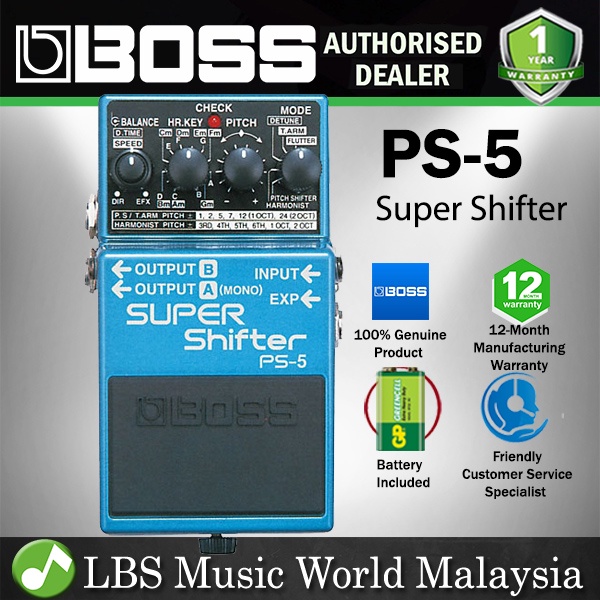 [Clearance] Boss PS5 Super Shifter Electric Guitar Effect Pedal (PS5 PS 5) Shopee Malaysia