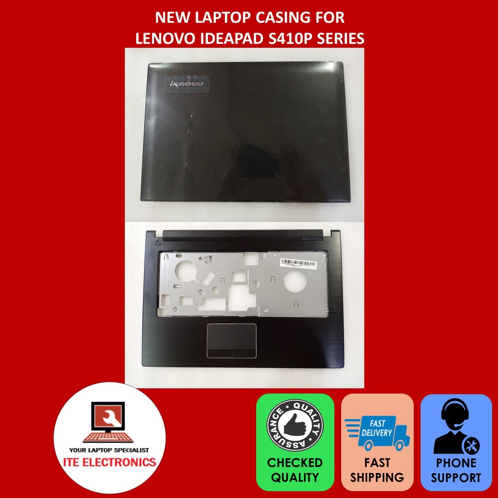NEW LENOVO IDEAPAD S410P SERIES LCD BACK COVER FRONT CASING A FOR