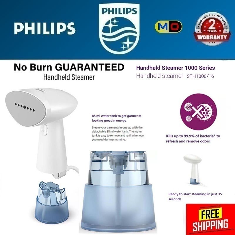 Philips Handheld Garment Steamer STH1000/16 STH1000 Shopee Malaysia