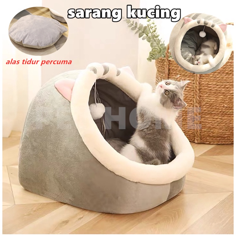 [READY] Cat Dog Bed Cartoon Pet Bed Foldable Removable Washable Pet