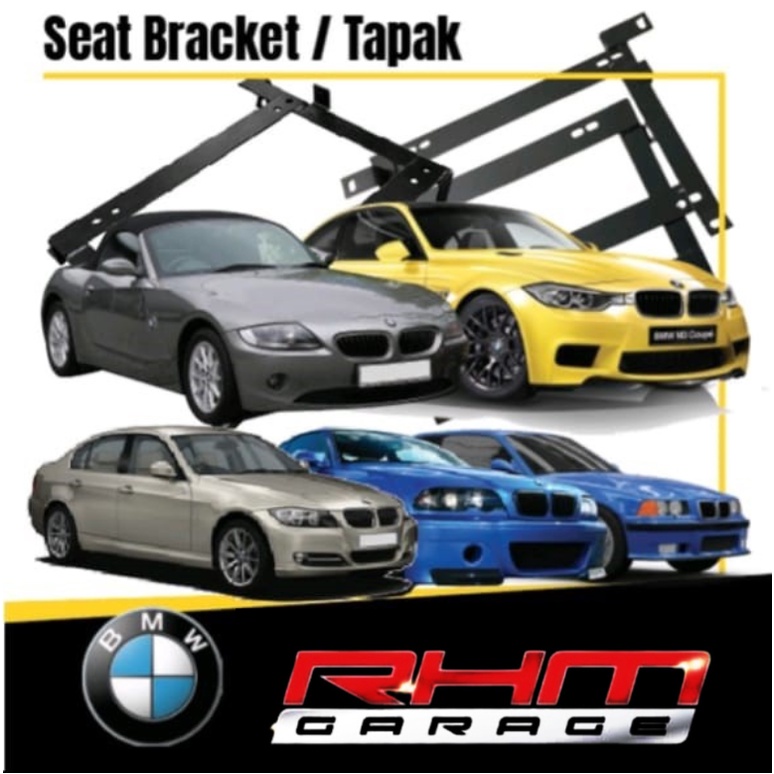 BMW Seat Rail Subframe Tapak Bracket For Recaro / Bride / e36 / e46
