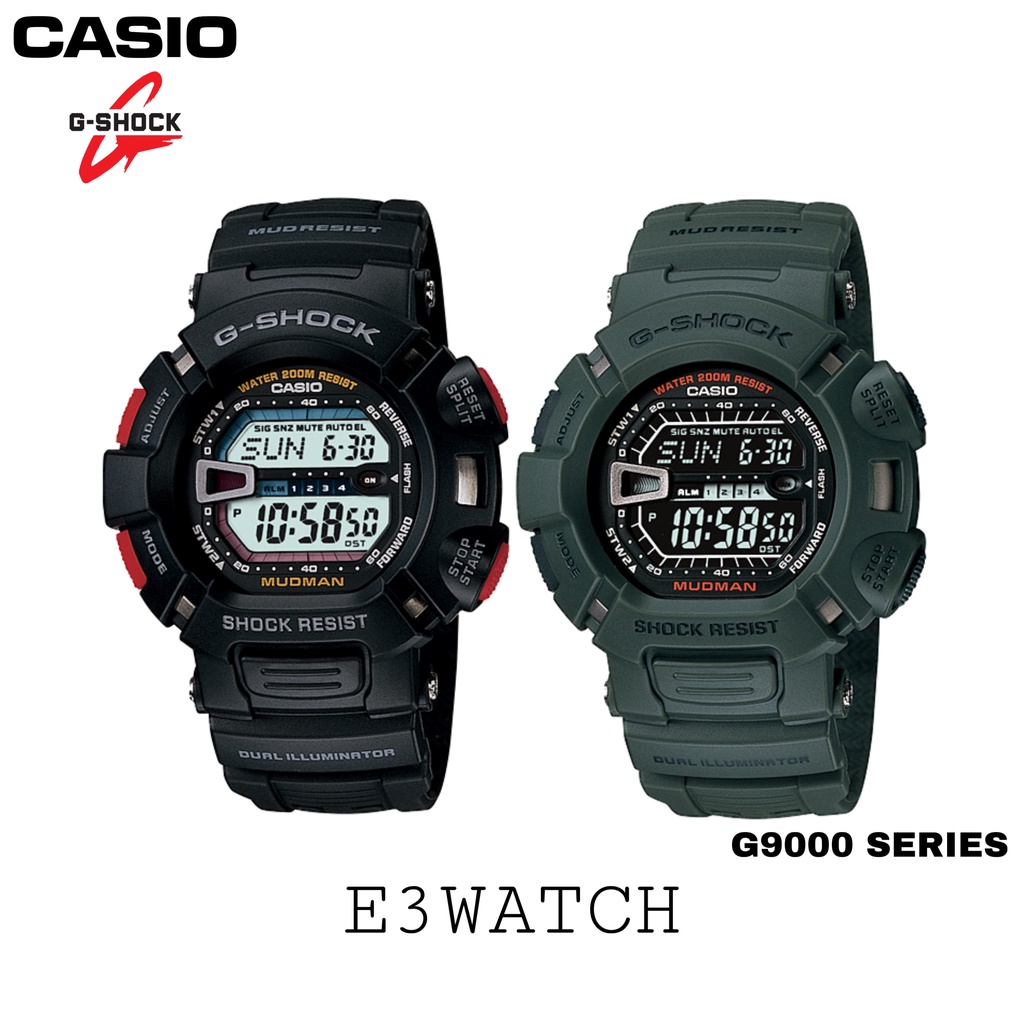 G SHOCK G9000 Series 100 Authentic G9000 G9000 1V G9000 3V G 9000