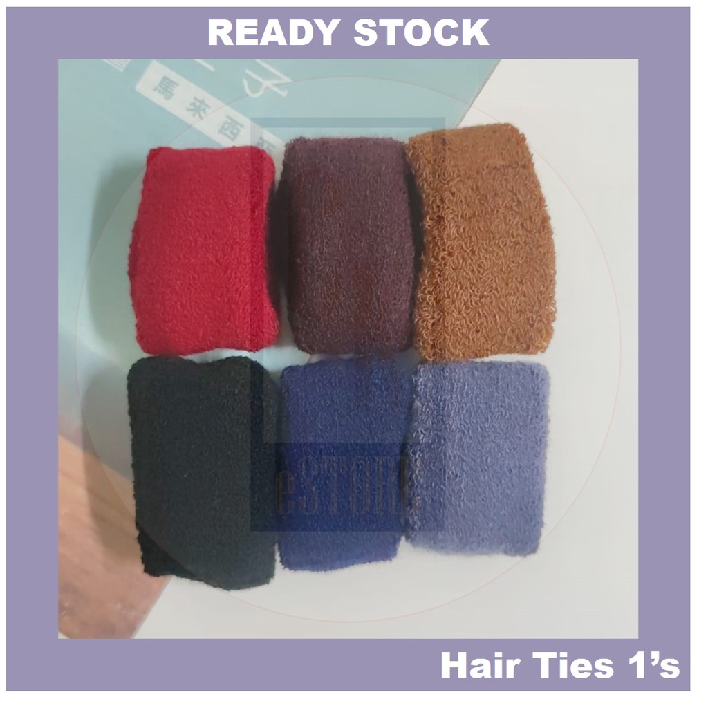 Hair Bands Ropes Hair Ties Hair Accessories Ikat Rambut Warna Warni 扎头发 ...