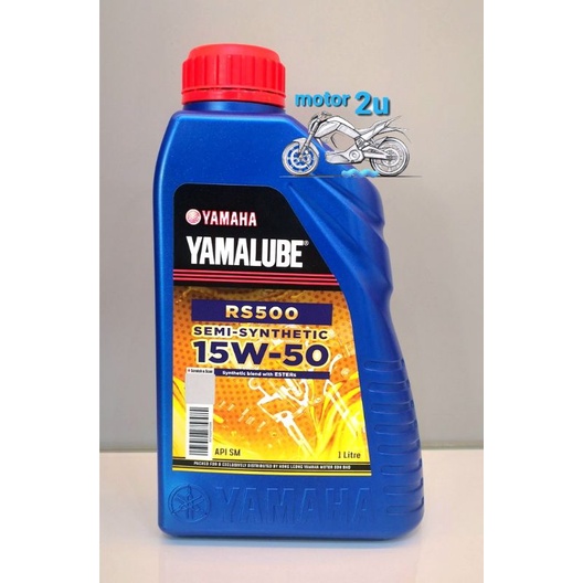 YAMAHA HLY YAMALUBE 4T SEMI SYNTHETIC 15W50 RS500 Motor Engine Oil 1L
