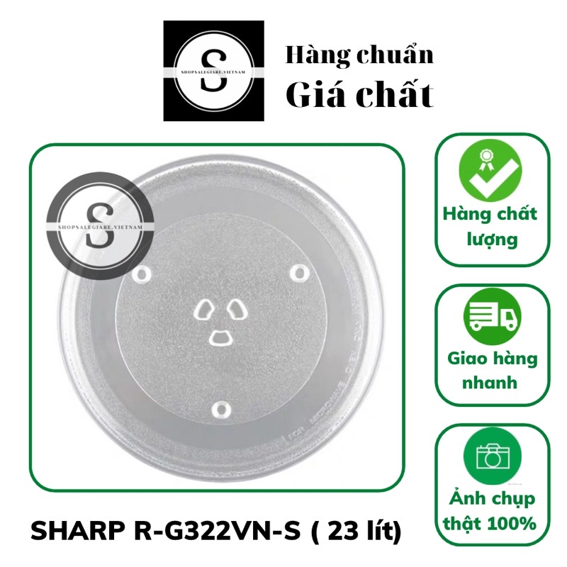 Sharp R-G322VN-S microwave plate (23 liters) genuine plate | Shopee ...