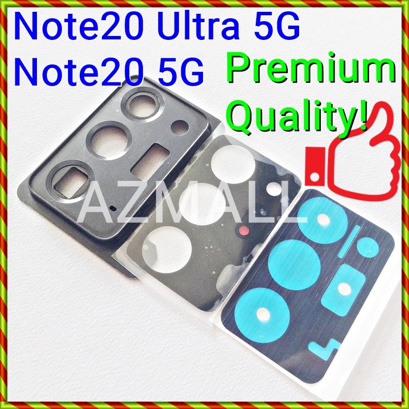 (Replace Glass) NEW ORI Rear Camera Lens Cover Frame Adhesive Samsung ...