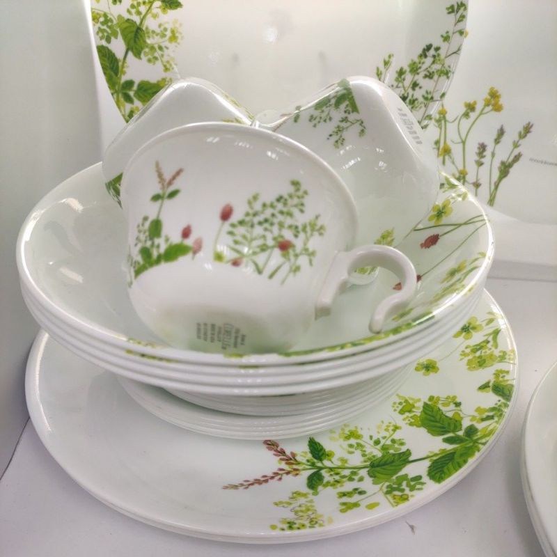 Corelle Set 20 Provence Garden Cawan vitrell Shopee Malaysia