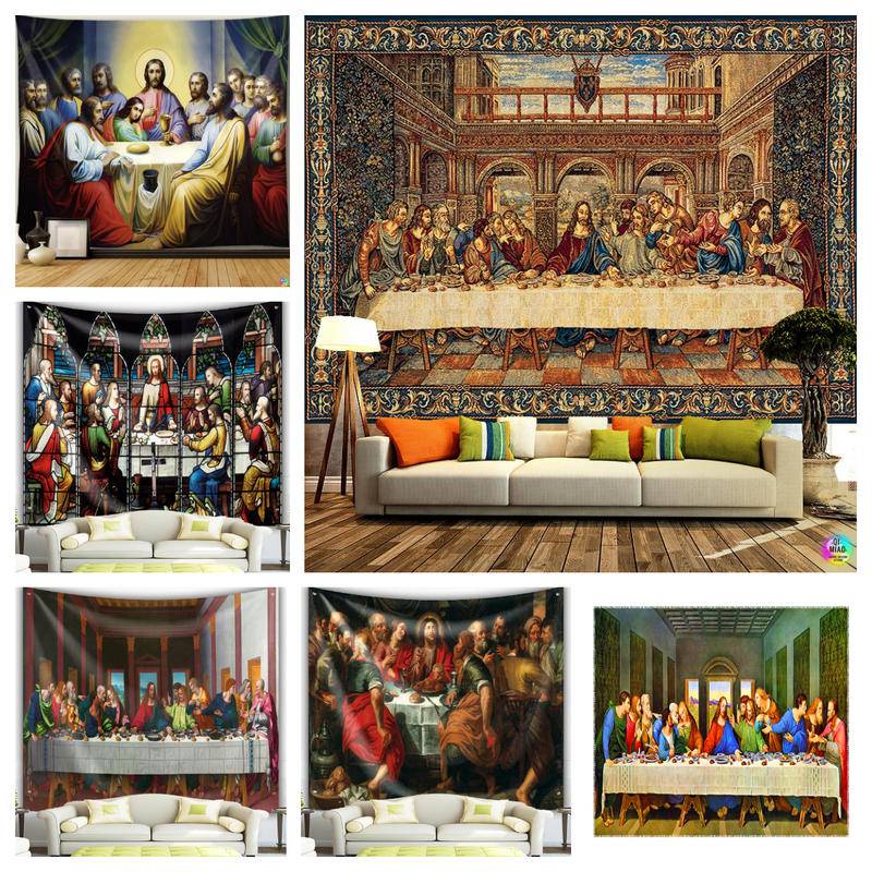 The Last Supper Tapestry Christ Jesus Religion Wall Hanging Room Decor ...