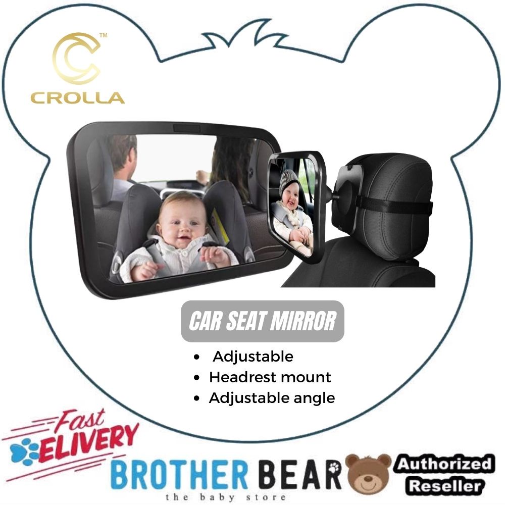 Crolla Rear Facing Baby Safe Car Seat Mirror/ Baby Car Seat Sun
