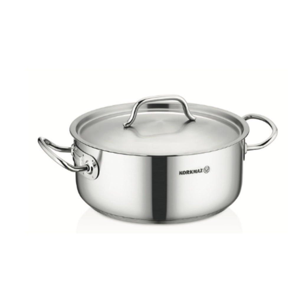 Korkmaz Proline Gastro Stainless Steel Cooking Pot | Shopee Malaysia