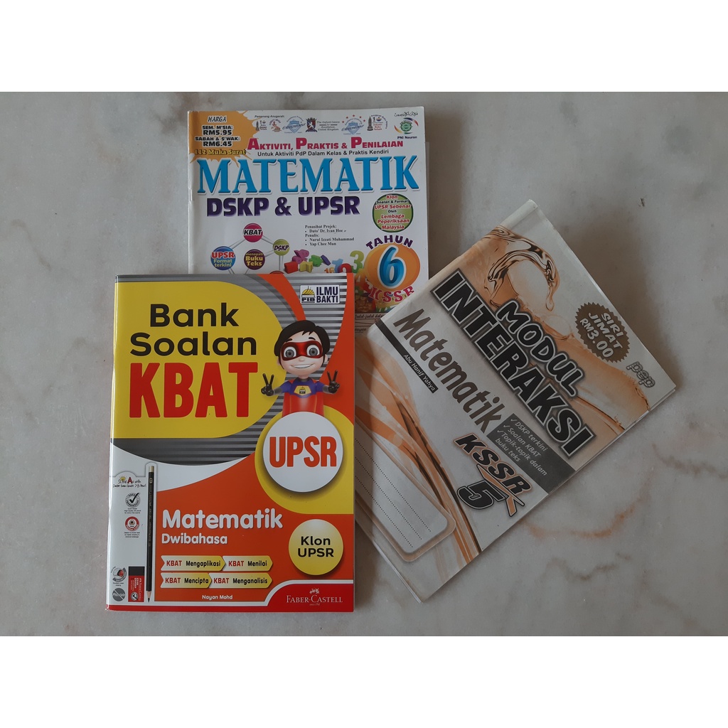 Buku Bank Soalan KBAT Matematik UPSR (2020) | Shopee Malaysia