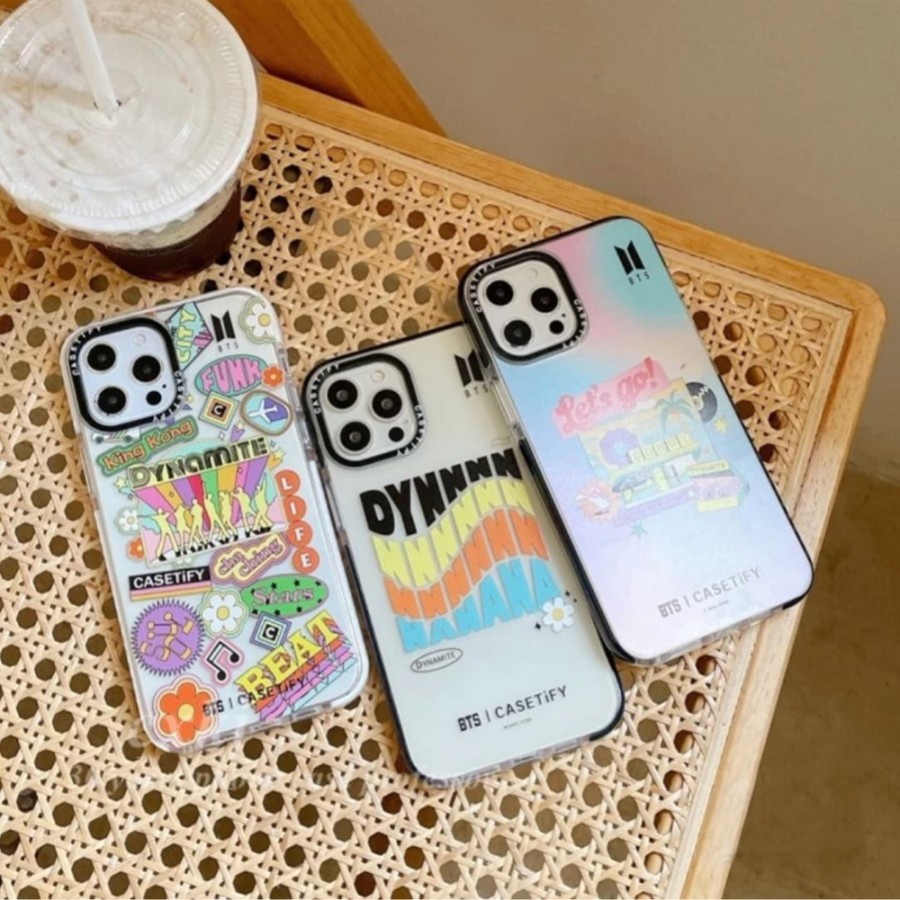 Case iPhone 11 12 Pro Max 13 Pro Max Casing Castify BTS Black Pink Girl ...