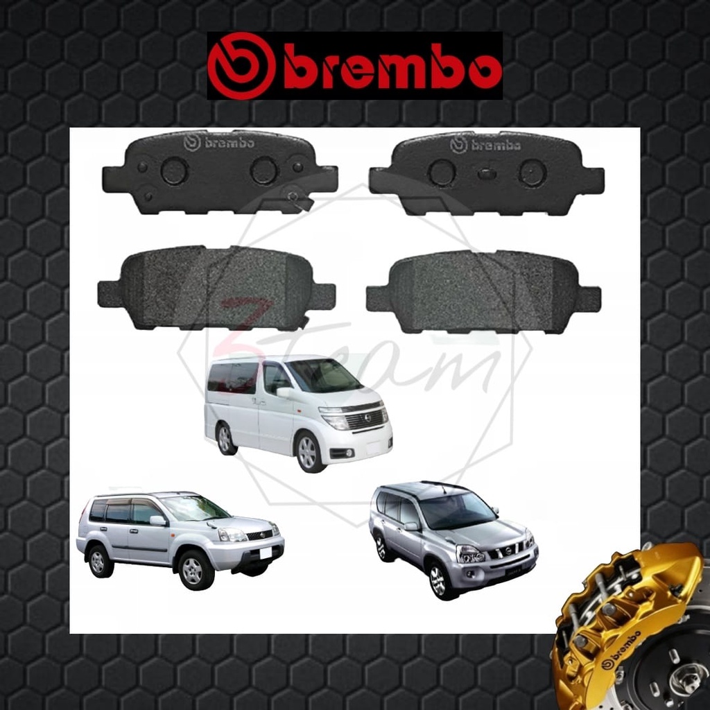 thumbnail image 2 of Horsepower Rear Brake Pads Set For Nissan Elgrand E51 2.5/3.5 (2002-2010) 2 of 6