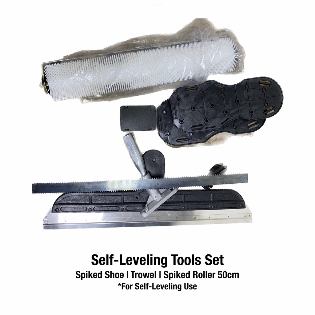 Self Leveling Tools (Spiked Shoes, Spiked Roller, Leveling Compound