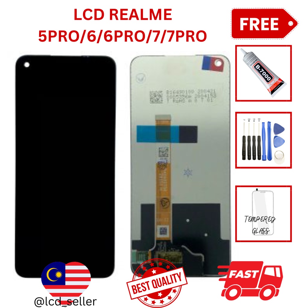 LCD Screen and Digitizer REALME 5 PRO/REALME 6/REALME 6 PRO/REALME 7 ...