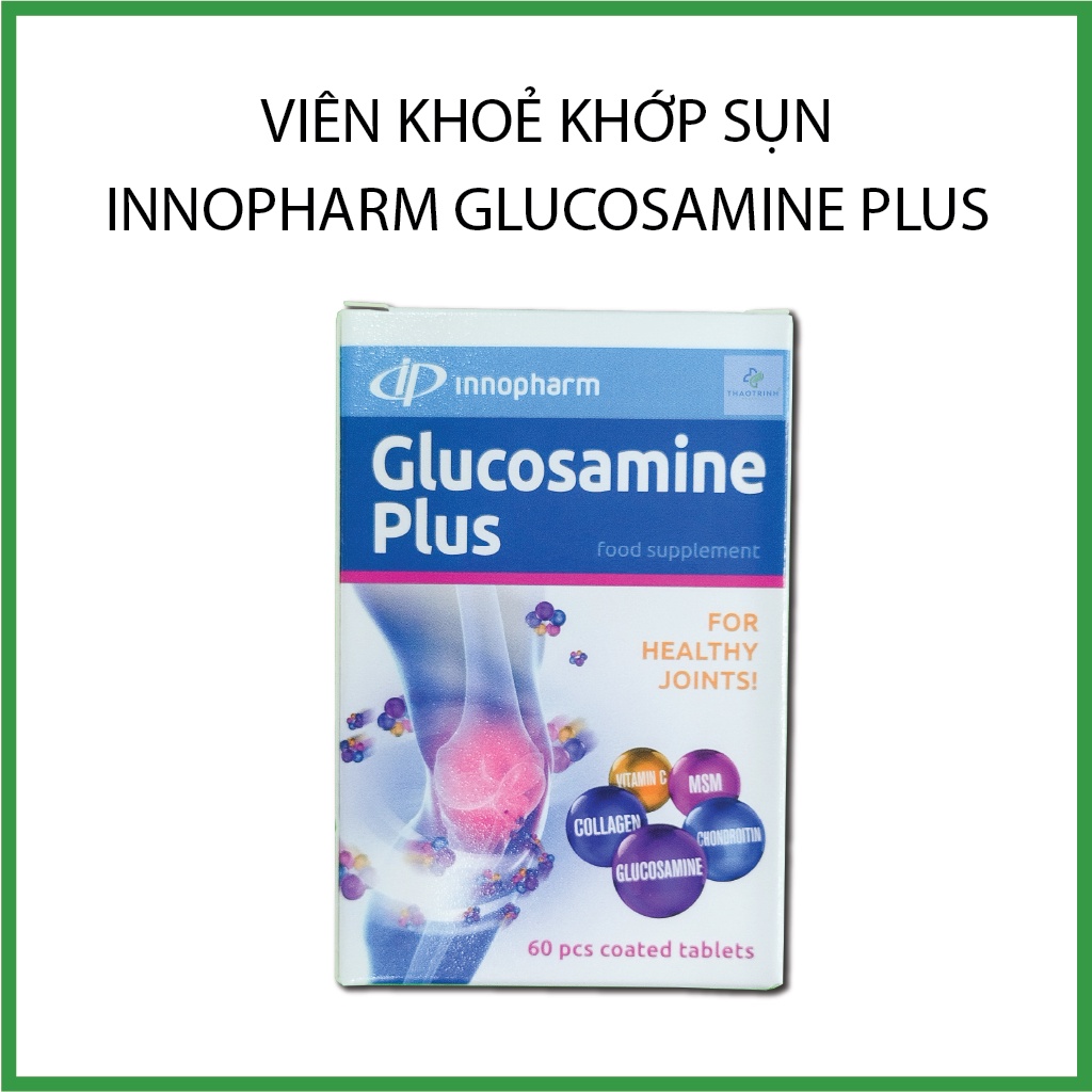 Innopharm Glucosamine Plus Cartilage Joint Tablets (Box Of 60 Tablets ...