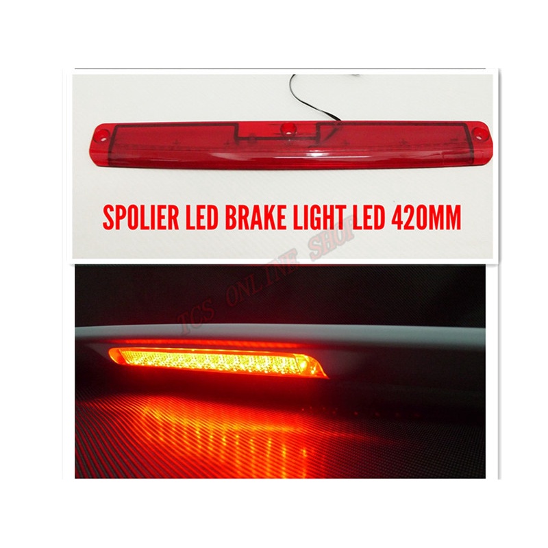 Spoiler LED Third Brake Light Lamp Replacement Part For Car Spoilers