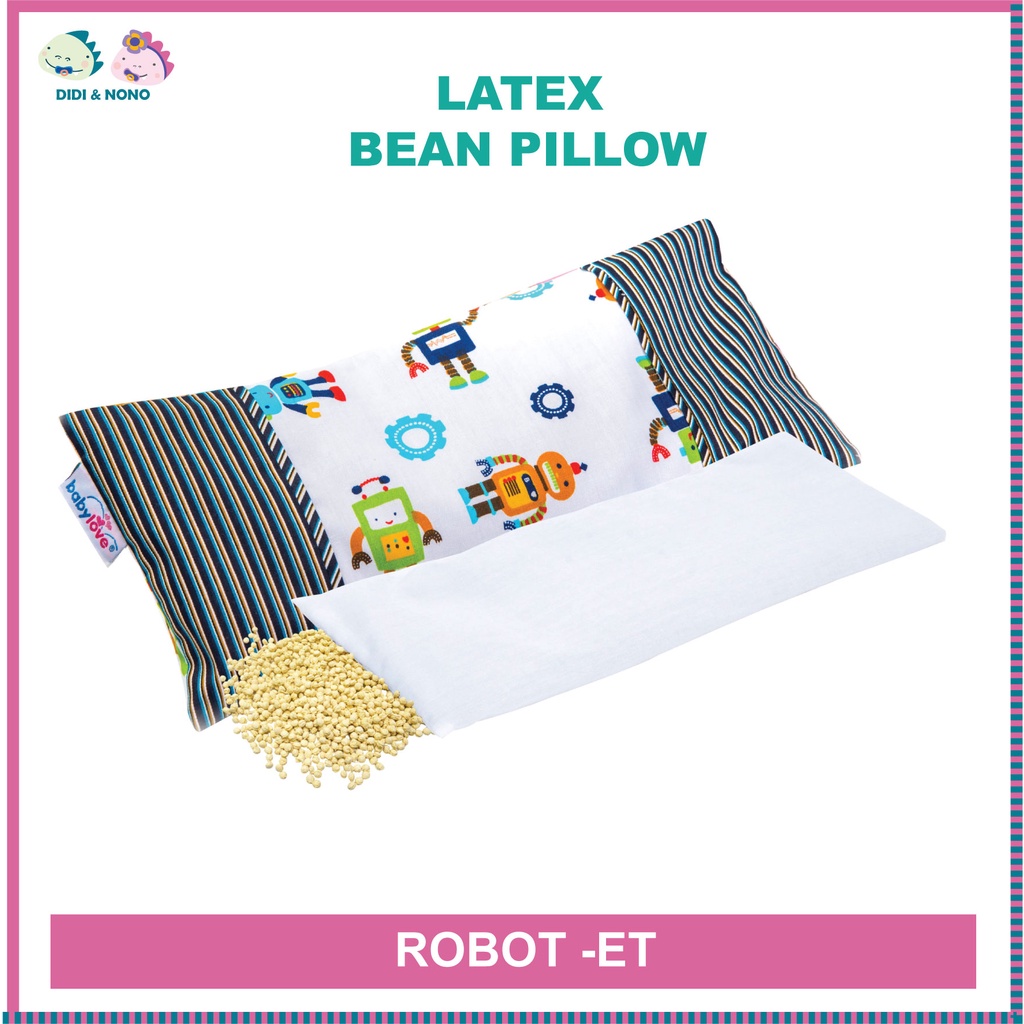Baby love Organic Latex Bean Pillow Bantal Kacang Getah Anti