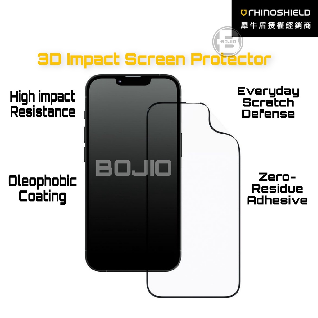 RhinoShield iPhone 12 Pro 3D Edge to Edge Impact Screen Protector