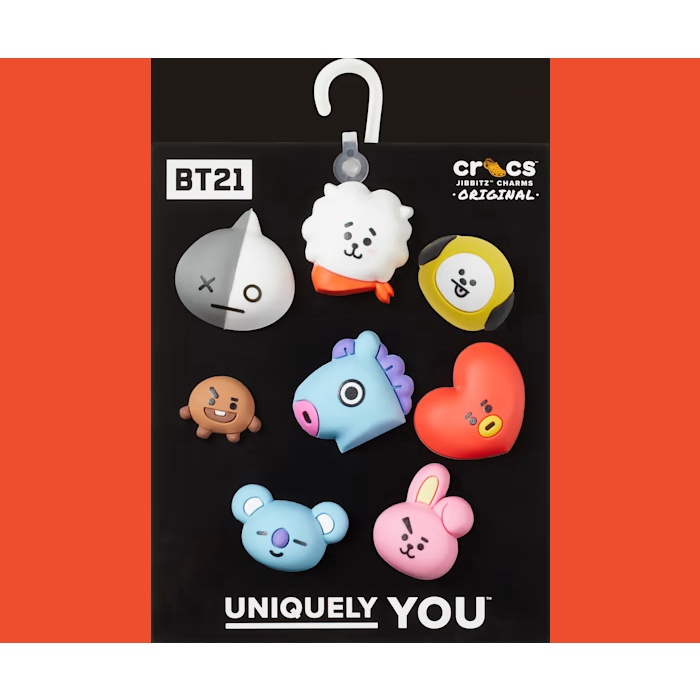 Crocs BT21 Jibbitz 8p Set BTS Shopee Malaysia