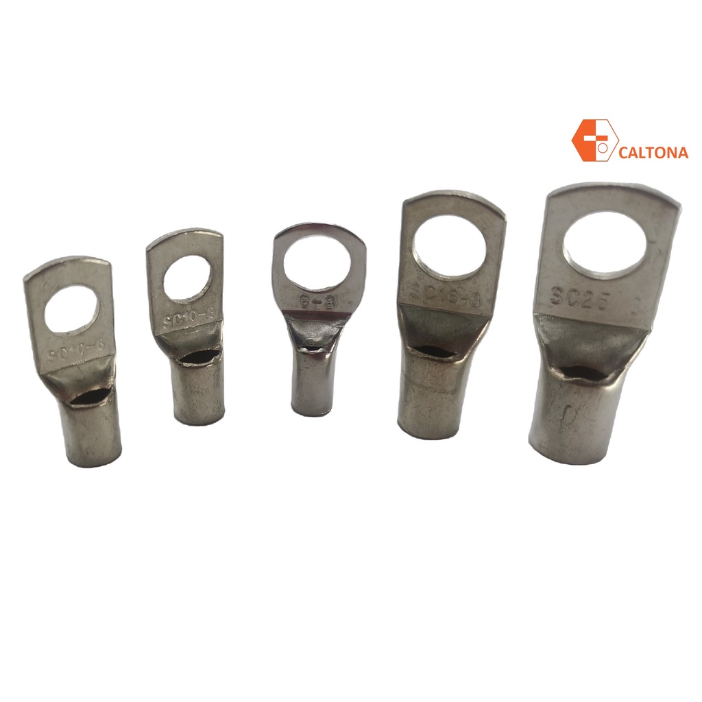 NON INSULATED RING LUG FOR 10MM2 WIRE CABLE, RING TERMINAL, CALBE LUG, BATTERY TERMINAL RC106