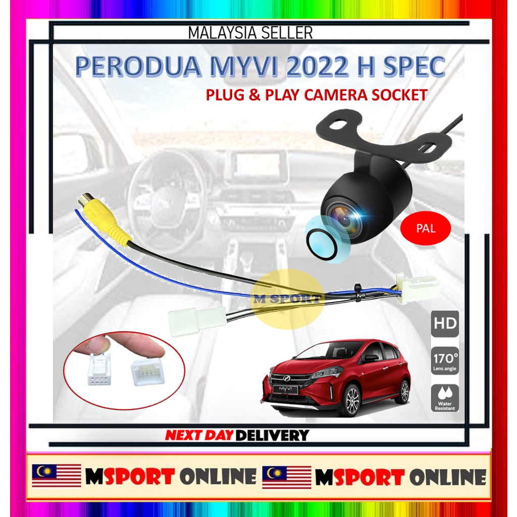 Perodua Myvi 2022 H Spec PAL System Camera In Socket Reverse Parking ...