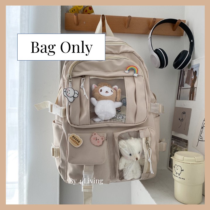 🔥MSIA STOCK🔥 Large Capacity School Backpack School Bag Korean Style