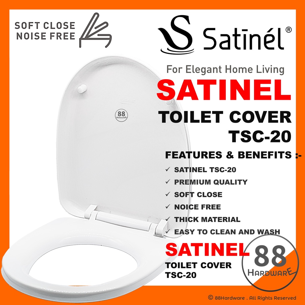 SATINEL TSC20 toilet seat cover / seat cover / toilet bowl cover / toilet cover / toilet cover