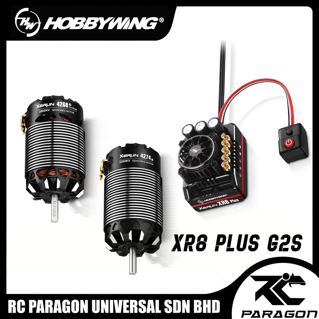 Official Warranty] HOBBYWING XERUN XR8 Plus G2S 200A Sensored ESC