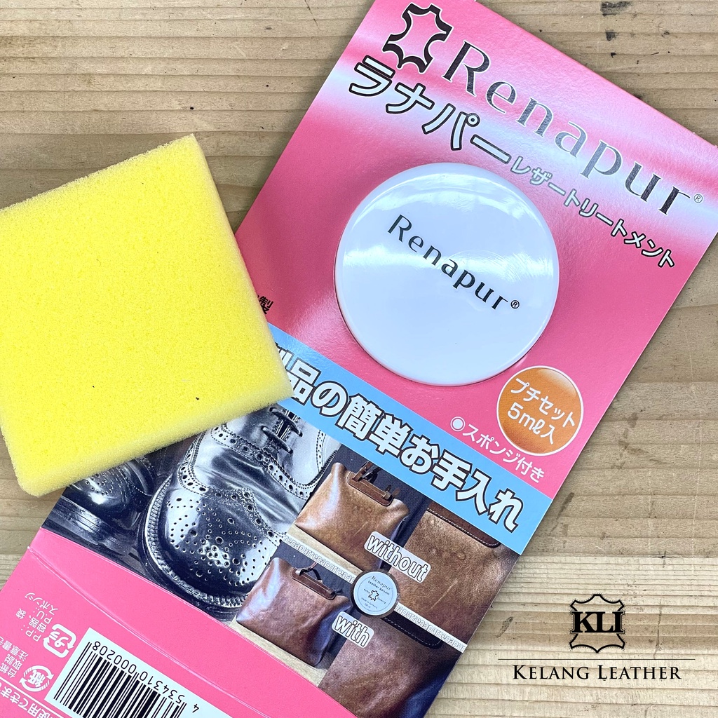 Renapur Leather Balsam 5ml; Sponge Applicator Included. Made in Germany. Premium Leather Product