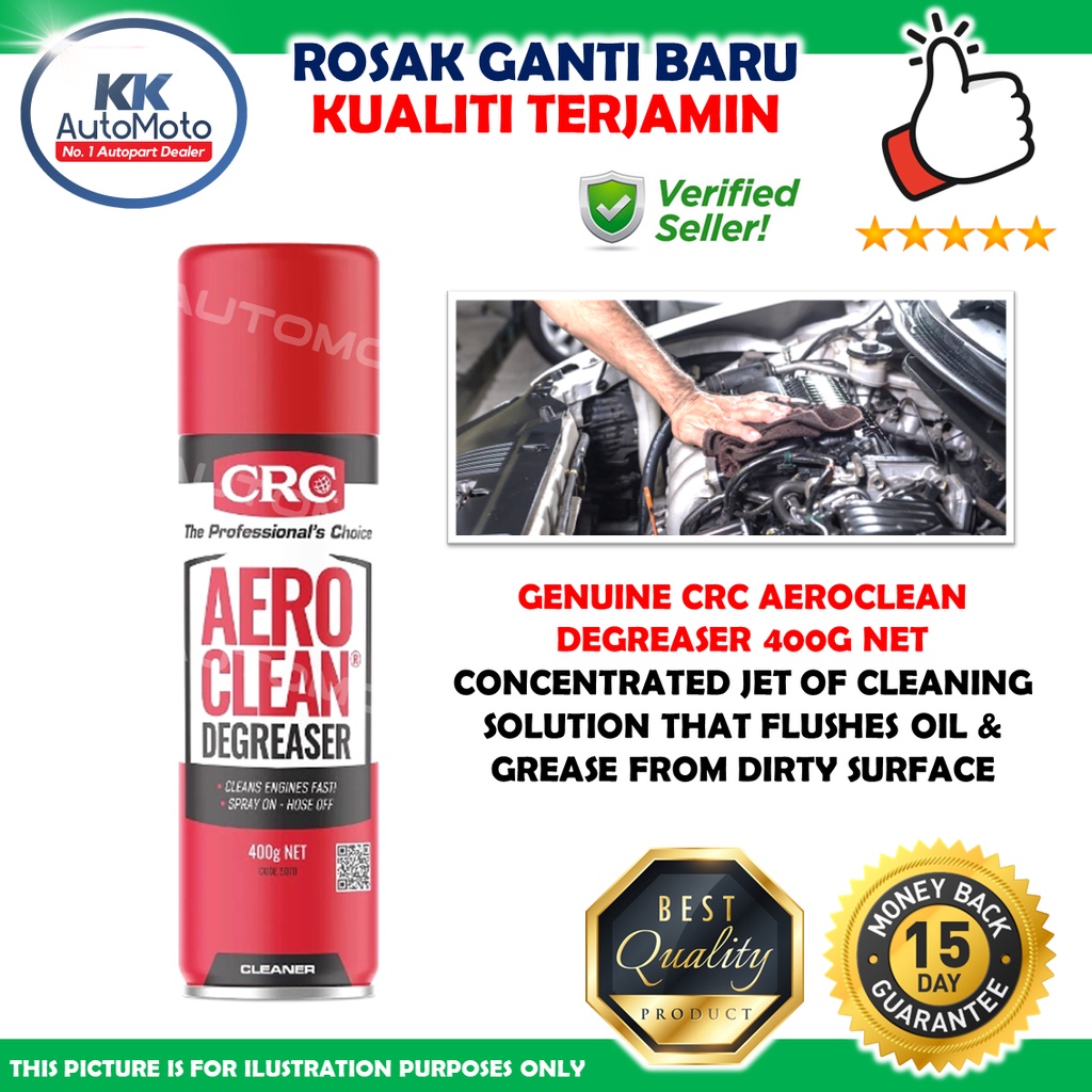 Aeroclean CRC Tin Degreaser Clean Engine Fast ! Throttle Body Brake