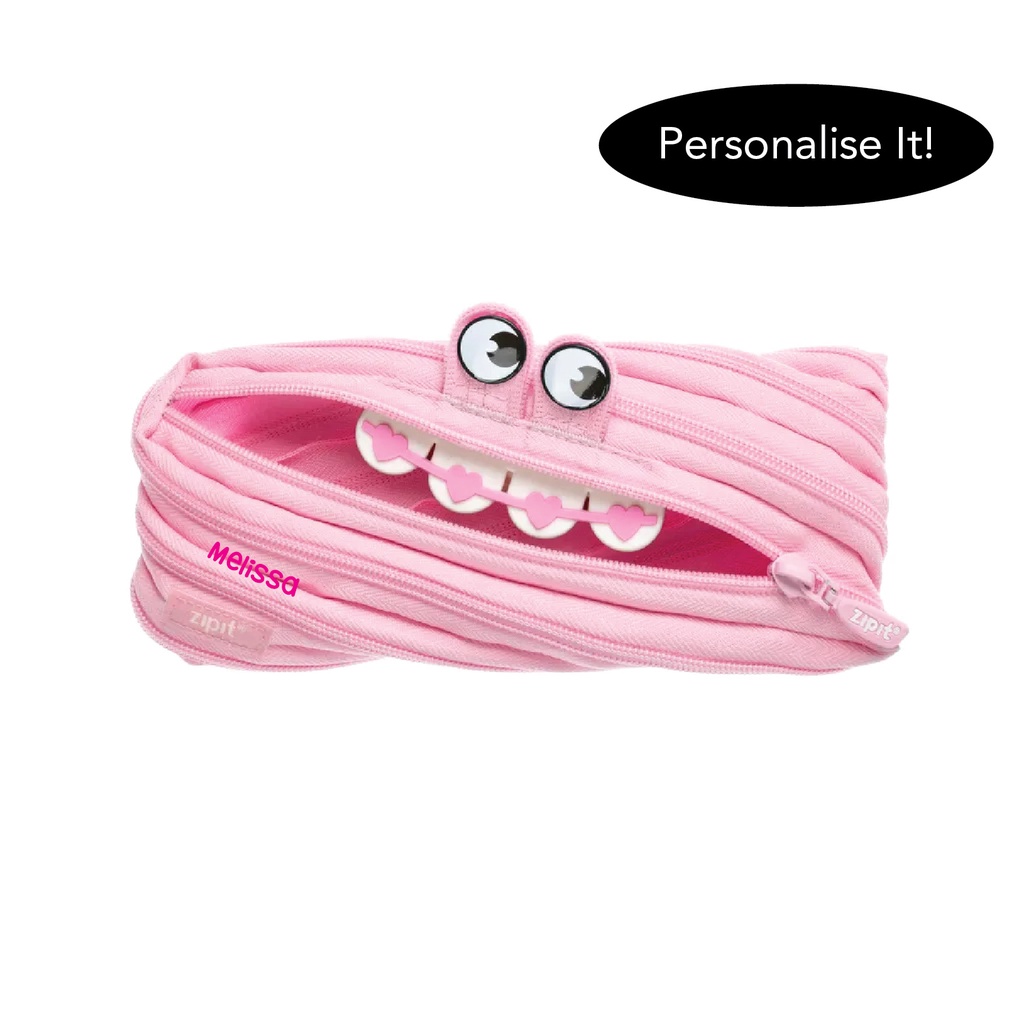 Zipit Gorge Monster Pouch - Pink | Shopee Malaysia