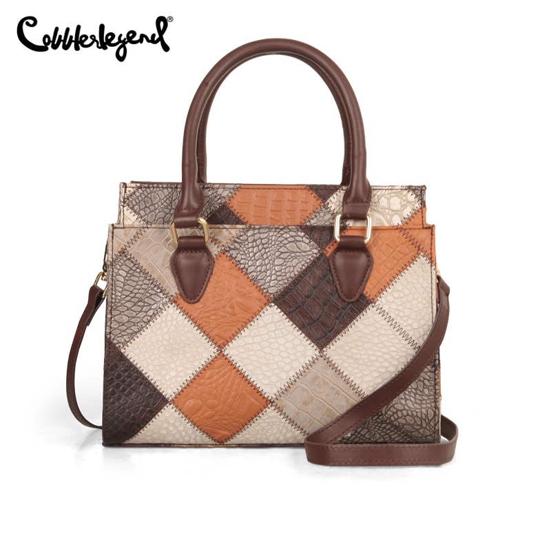 Cobbler Legend Genuine Leather Tote Bags for Women Handbag Crossbody