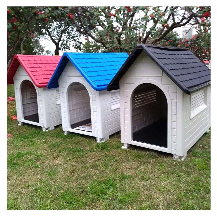 Plastic dog outlet enclosures