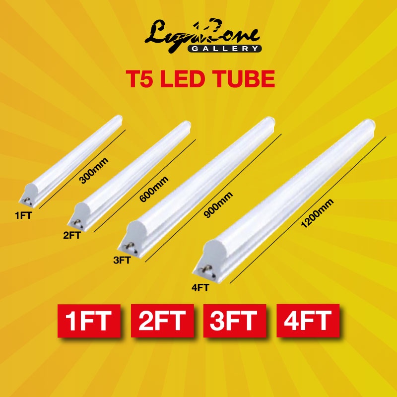 T5 Led Tube 1ft 2ft 3ft 4ft Shopee Malaysia