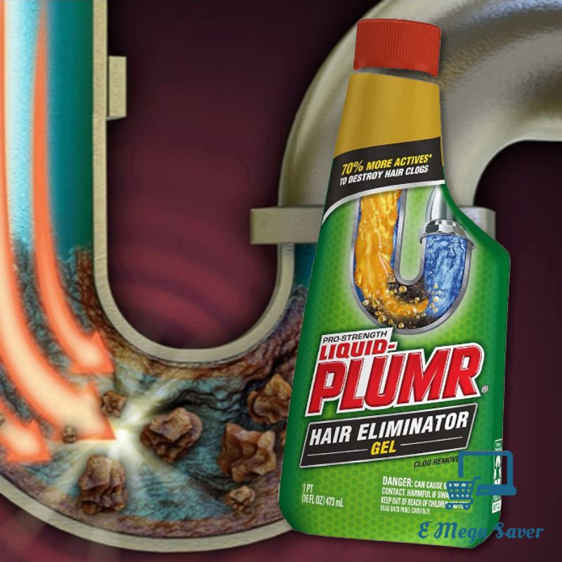 LiquidPlumr ProStrength Hair Clog Eliminator 473ml (16fl oz) Shopee