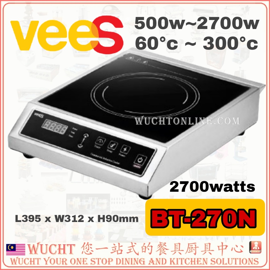【WUCHT】Vees Induction Cooker BT270N VEES BT270N 电磁炉 2700w Shopee Malaysia