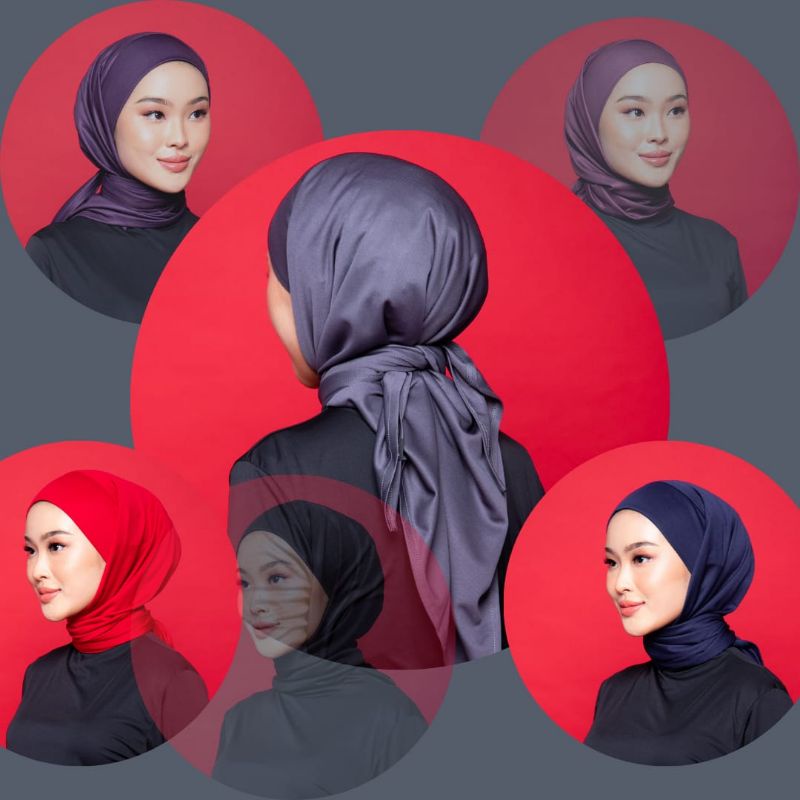 ALAISA Tieback Sports Hijab | Shopee Malaysia
