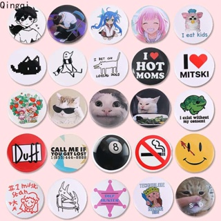 cartoon anime kawaii Girl Cat Icons Pins Badge Decoration Brooches Metal  Badges For Backpack Decoration